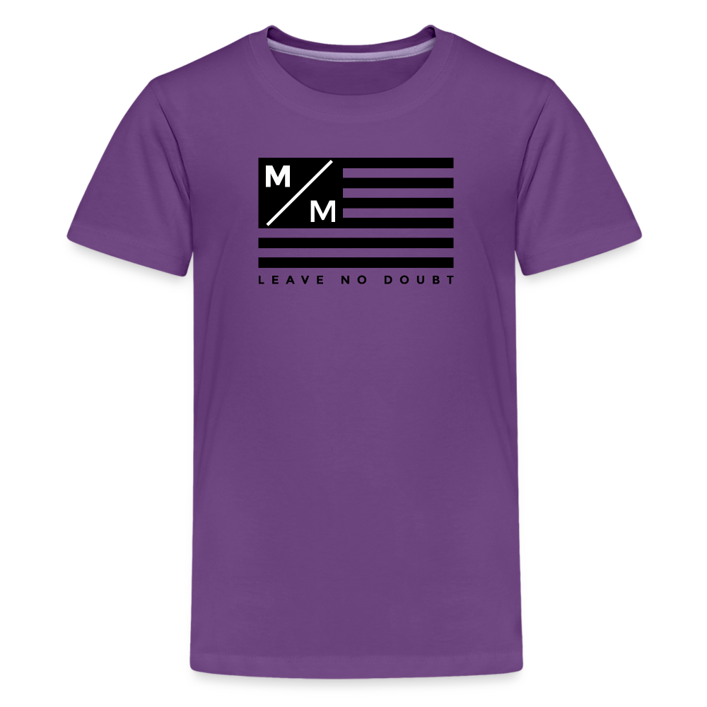 MM Flag LND- Kids' Premium T-Shirt - purple