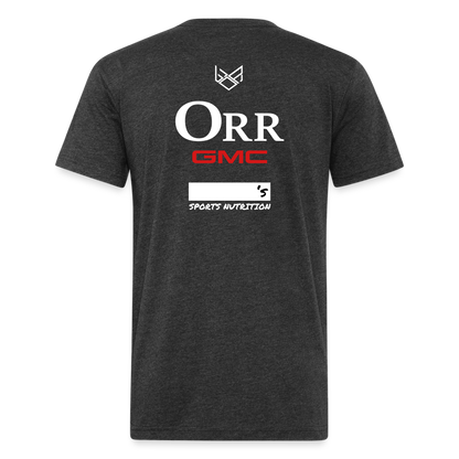 Legacy Racing Sponsors - Fitted Cotton/Poly T-Shirt by Next Level - heather black