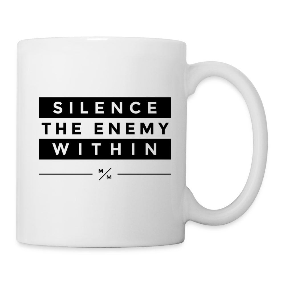 Silence The Enemy Within- Coffee/Tea Mug - white