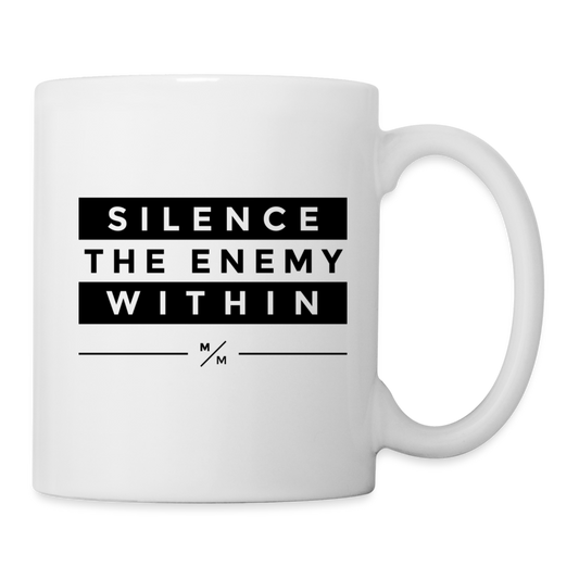 Silence The Enemy Within- Coffee/Tea Mug - white