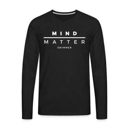 MM Swimmer- Men's Premium Long Sleeve T-Shirt - black
