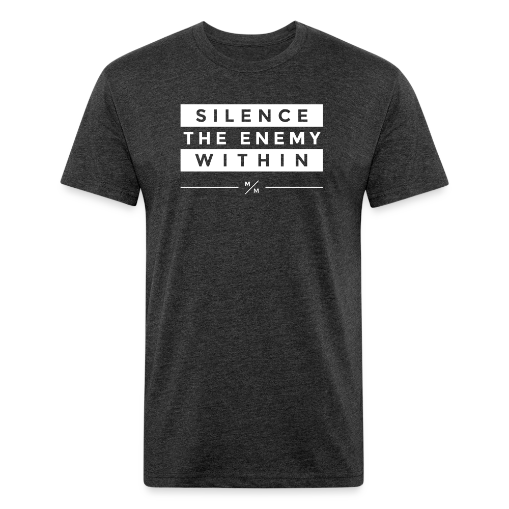 Silence The Enemy- Unisex T-Shirt - heather black