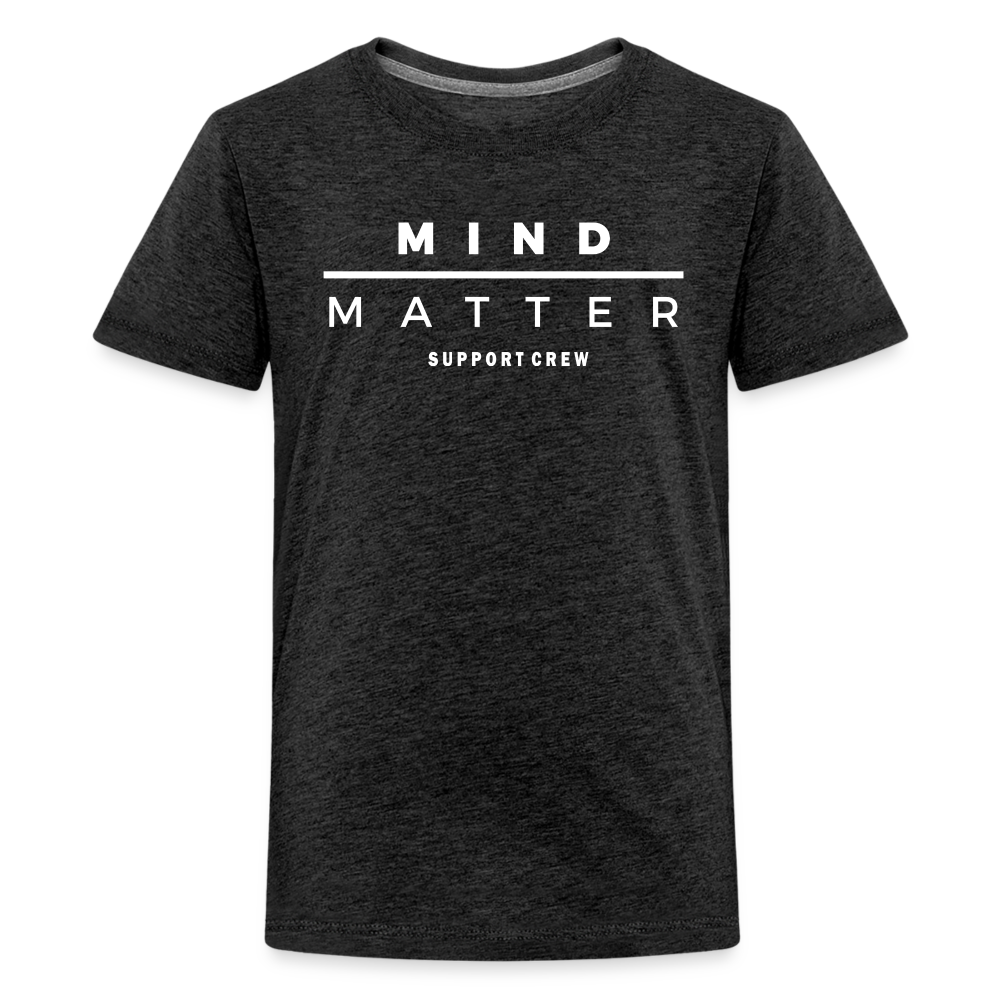 MM Support Crew- Kids' Premium T-Shirt - charcoal grey