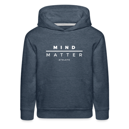 MM Athlete- Kids‘ Premium Hoodie - heather denim