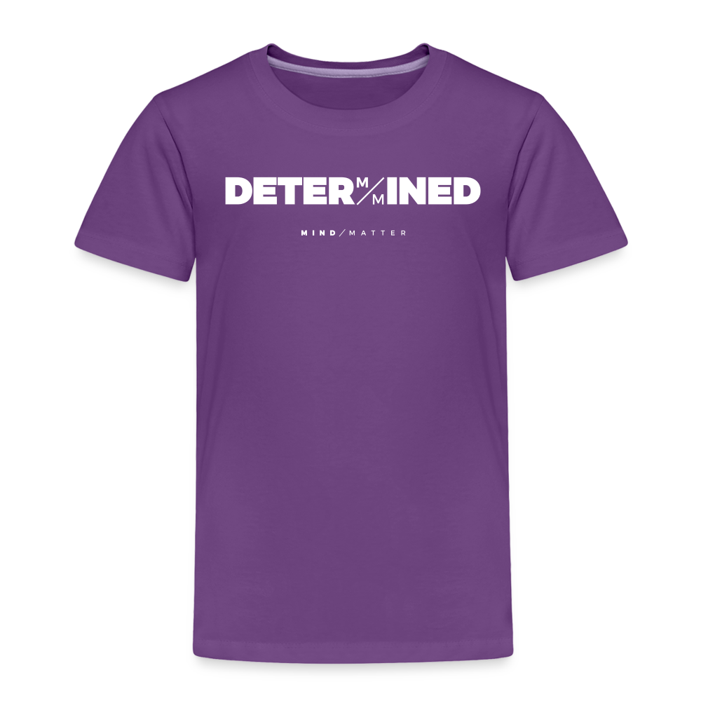 Determined- Toddler Premium T-Shirt - purple