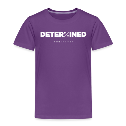 Determined- Toddler Premium T-Shirt - purple