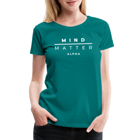 MM Alpha- Women’s Premium T-Shirt - teal
