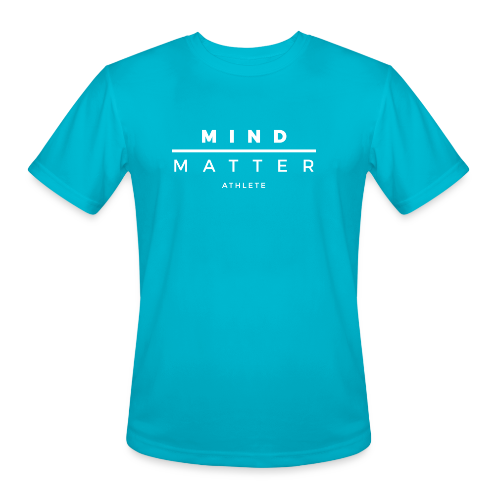 MM Athlete- Men’s Moisture Wicking Performance T-Shirt - turquoise