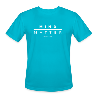 MM Athlete- Men’s Moisture Wicking Performance T-Shirt - turquoise