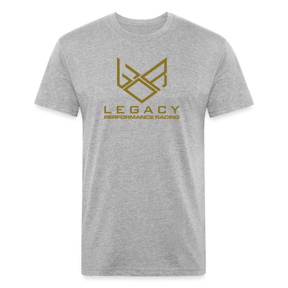Legacy Racing Sponsors - Fitted Cotton/Poly T-Shirt by Next Level - heather gray