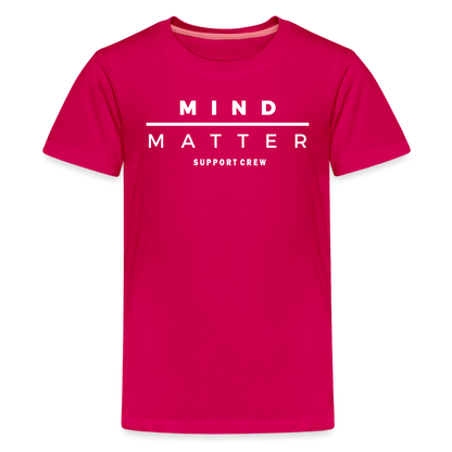 MM Support Crew- Kids' Premium T-Shirt - dark pink
