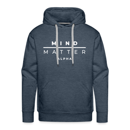 MM Alpha- Men’s Premium Hoodie - heather denim