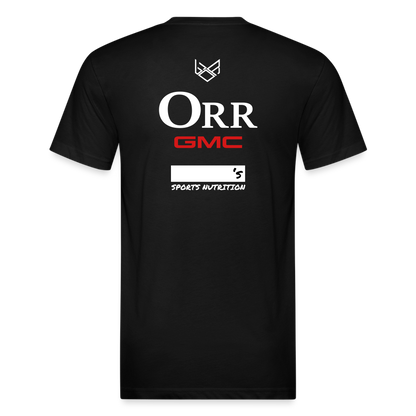 Legacy Racing Sponsors - Fitted Cotton/Poly T-Shirt by Next Level - black