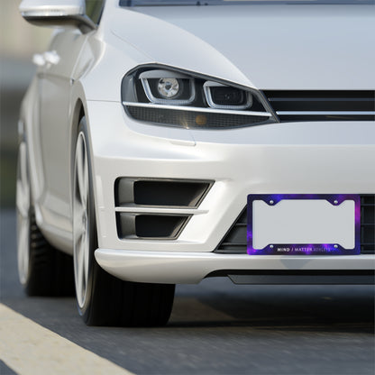 M/M Athlete- Metal License Plate Frame