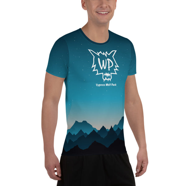 WP Blue Mountains- Men's Athletic T-shirt