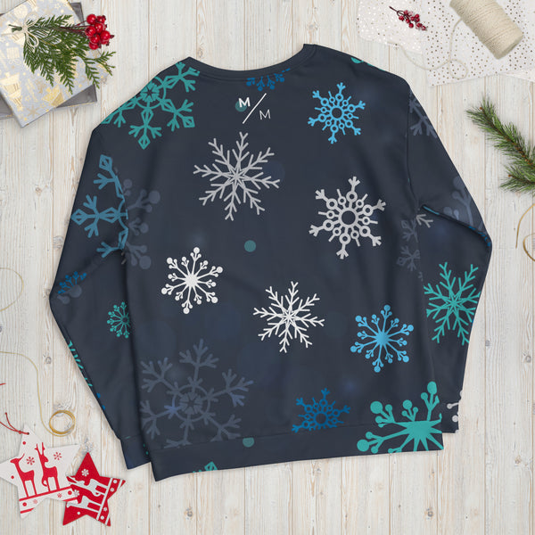 Christmas Snowflakes MM- Unisex Sweatshirt