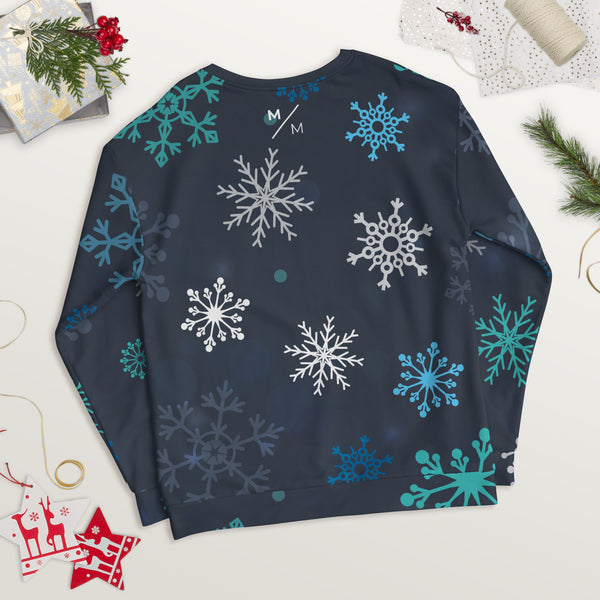 Christmas Snowflakes MM- Unisex Sweatshirt