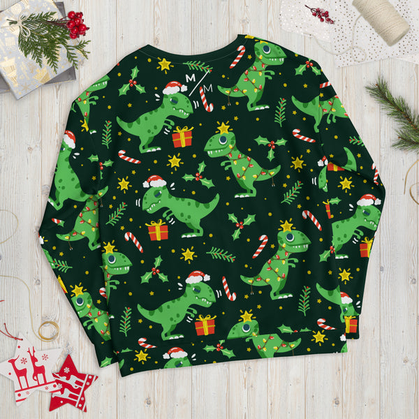 Christmas Dino MM- Unisex Sweatshirt