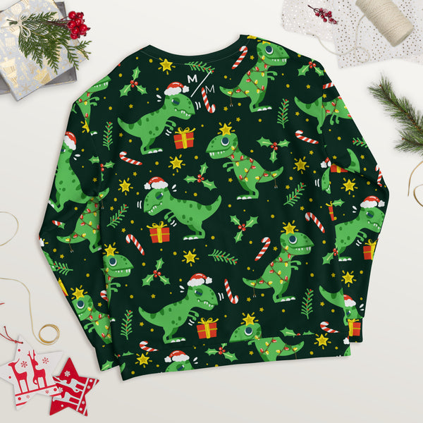 Christmas Dino MM- Unisex Sweatshirt