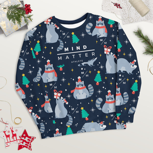Christmas Raccoon MM- Unisex Sweatshirt