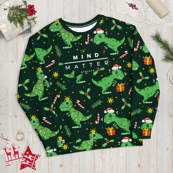 Christmas Dino MM- Unisex Sweatshirt