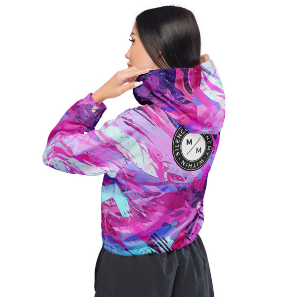 MM Athlete Pink- Women’s cropped windbreaker