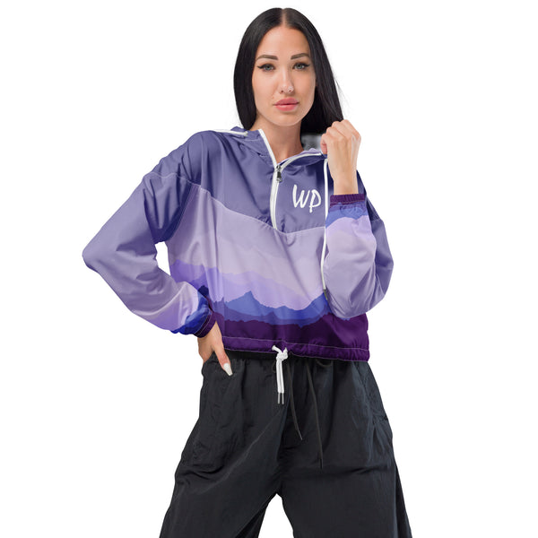 WP Purple Mountains- Women’s cropped windbreaker