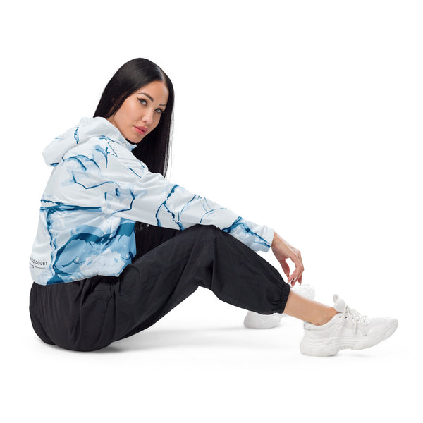 MM Flag Marble- Women’s cropped windbreaker