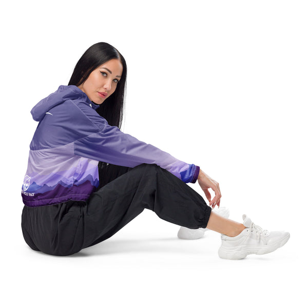 WP Purple Mountains- Women’s cropped windbreaker