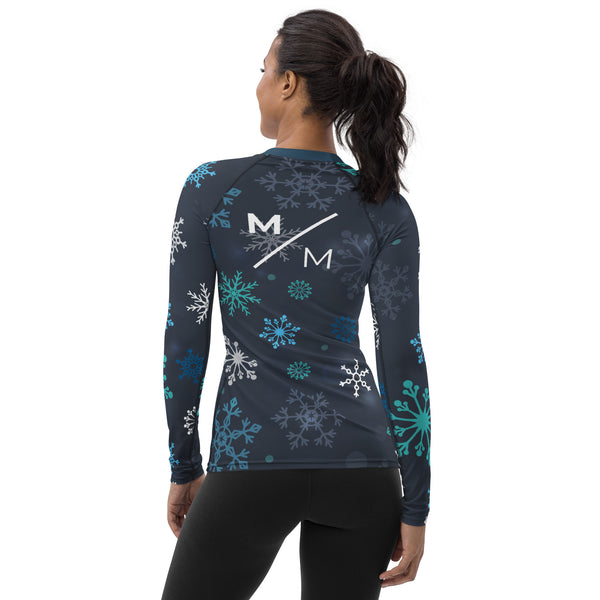 Christmas Snowflake MM- Women's Performance Long Sleeve