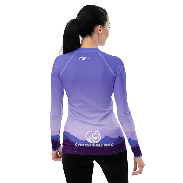 WP Purple Mountains- Women's Performance Long Sleeve