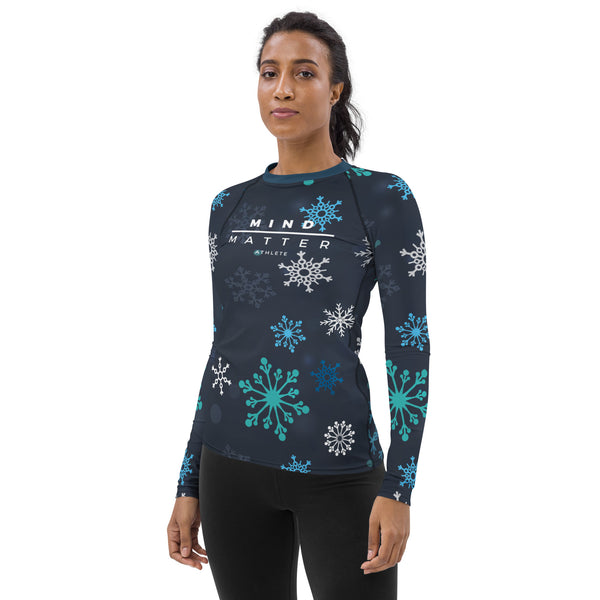 Christmas Snowflake MM- Women's Performance Long Sleeve