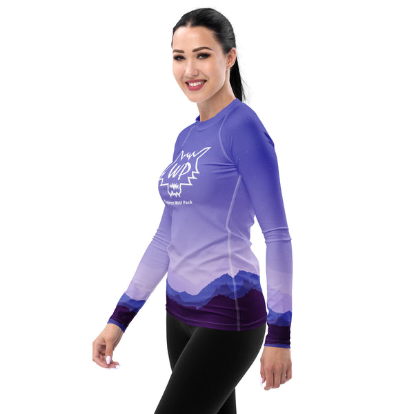 WP Purple Mountains- Women's Performance Long Sleeve