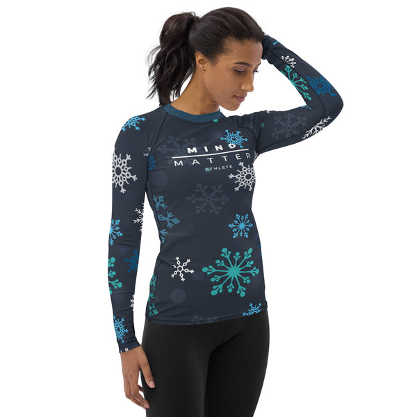 Christmas Snowflake MM- Women's Performance Long Sleeve