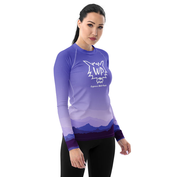 WP Purple Mountains- Women's Performance Long Sleeve