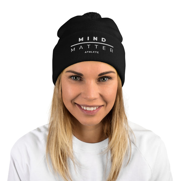 Mind Over Matter Athlete - Pom-Pom Beanie