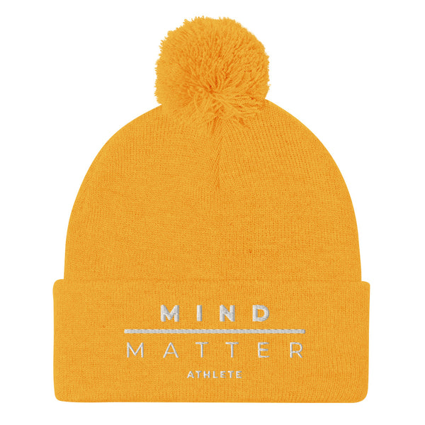 Mind Over Matter Athlete - Pom-Pom Beanie