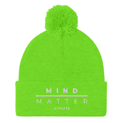 Mind Over Matter Athlete - Pom-Pom Beanie