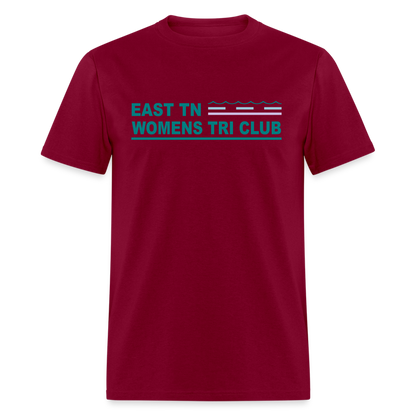 East TN Womens Tri Club- Unisex Classic T-Shirt - burgundy