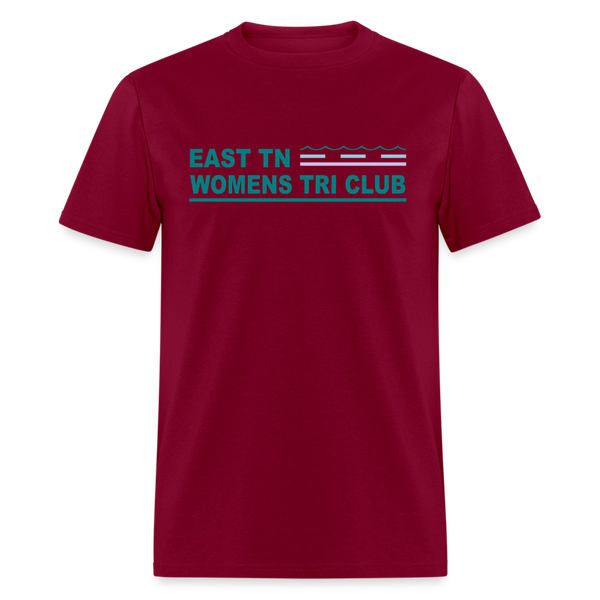East TN Womens Tri Club- Unisex Classic T-Shirt - burgundy