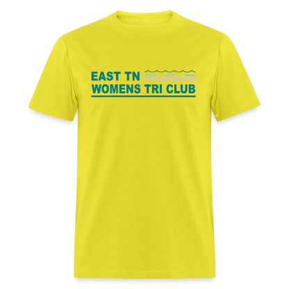 East TN Womens Tri Club- Unisex Classic T-Shirt - yellow