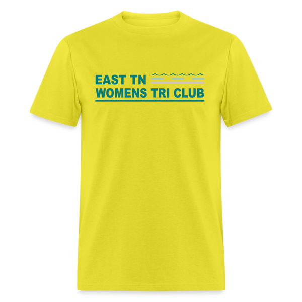 East TN Womens Tri Club- Unisex Classic T-Shirt - yellow