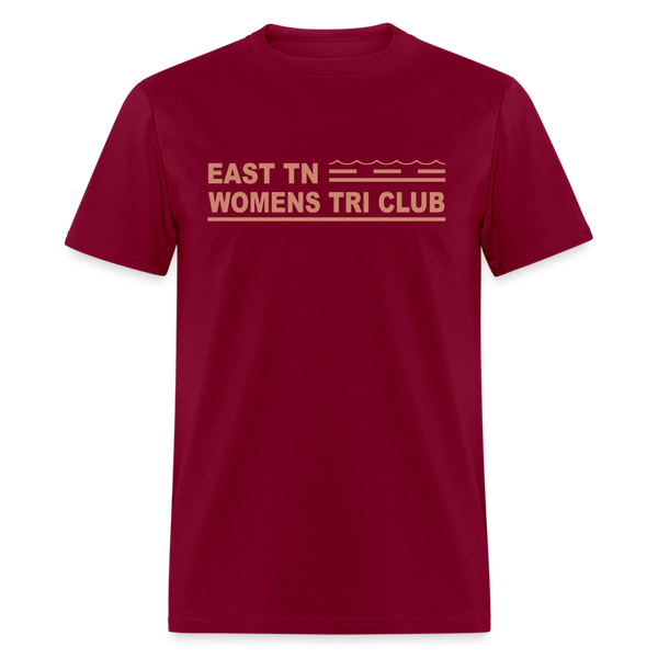 ETN Womens Tri Club Velvet Pink- Unisex Classic T-Shirt - burgundy