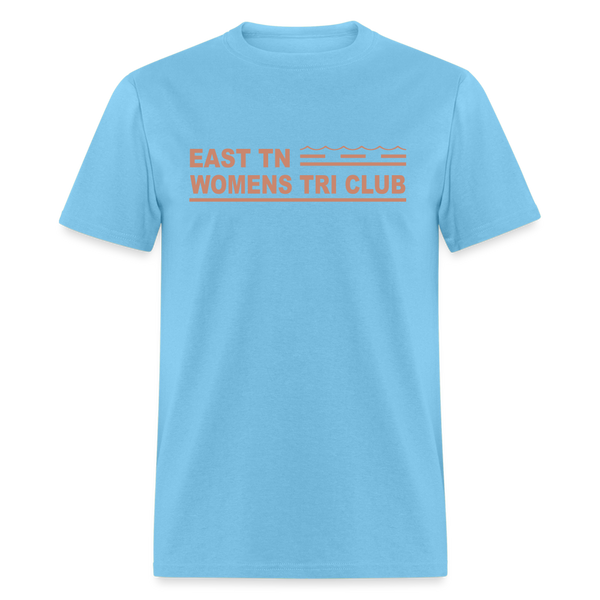 ETN Womens Tri Club Velvet Pink- Unisex Classic T-Shirt - aquatic blue