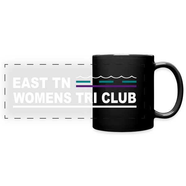 ETN Womens Tri Club- Full Color Panoramic Mug - black