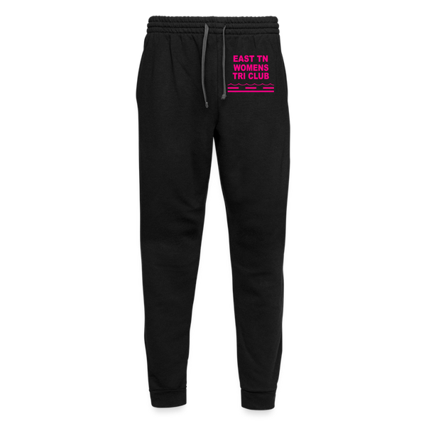 ETN Womens Tri Blub Hot Pink Logo- Unisex Joggers - black/asphalt