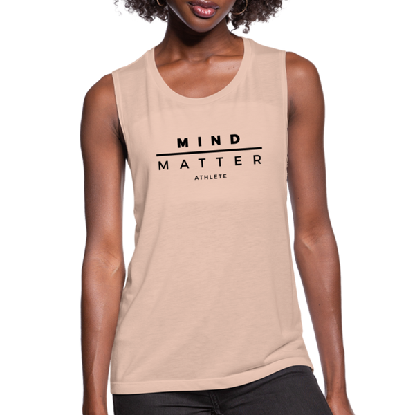 MM Athlete- Women's Flowy Muscle Tank - peach