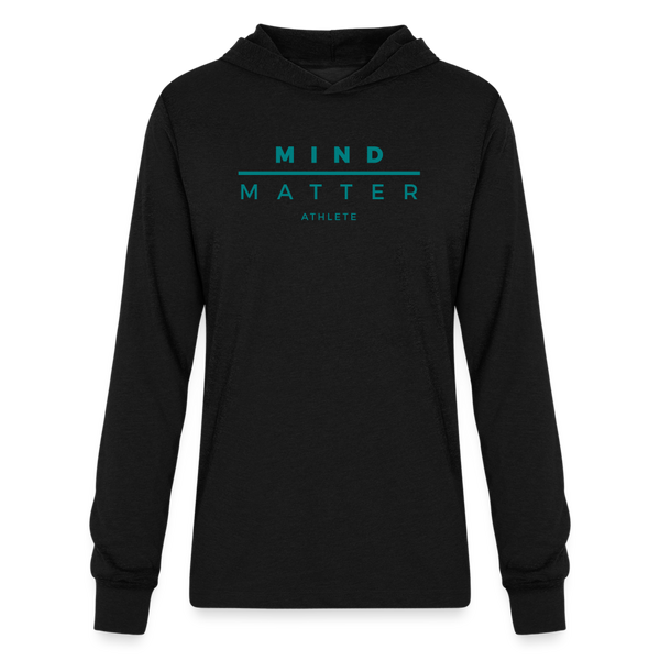 MM Athlete Teal- Unisex Long Sleeve Hoodie Shirt - black