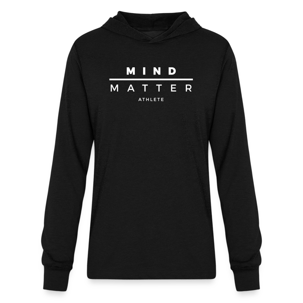 MM Athlete White- Unisex Long Sleeve Hoodie Shirt - black