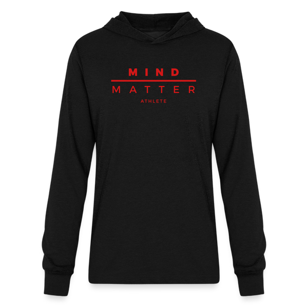 MM Athlete Red- Unisex Long Sleeve Hoodie Shirt - black